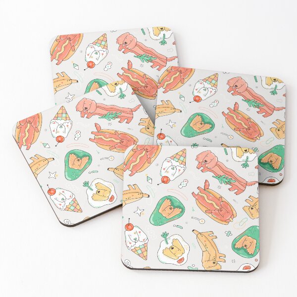 Item preview, Cute dachshund dog food. Wiener breed pet. designed and sold by kostolom3000.