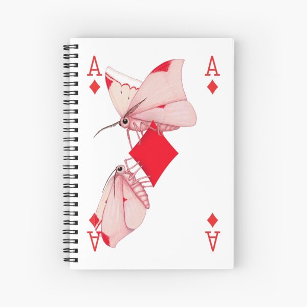 Cryptic Cards Ace of Diamonds Spiral Notebook