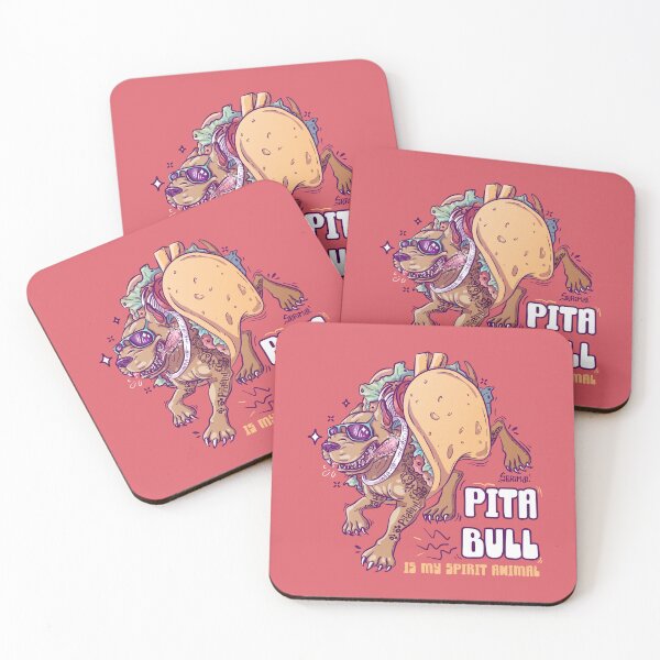 Item preview, Pitbull Pita pun Pitabull designed and sold by SPIRIMAL.