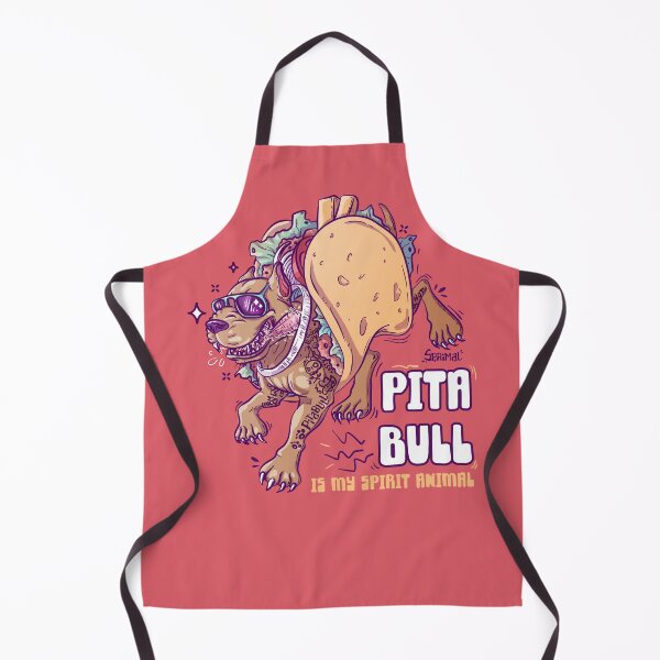 Item preview, Pitbull Pita pun Pitabull designed and sold by SPIRIMAL.