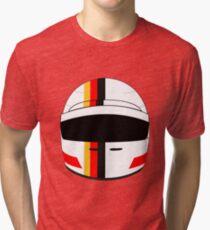 sebastian vettel 2017 helmet Tri-blend T-Shirt