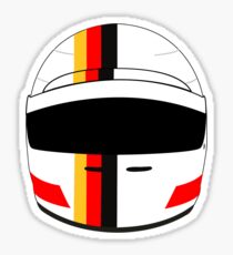 sebastian vettel 2017 helmet Sticker