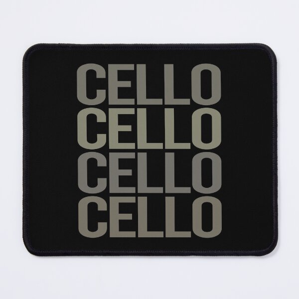 Item preview, Gray Text Art Cello Cellist designed and sold by StoreCalamity.