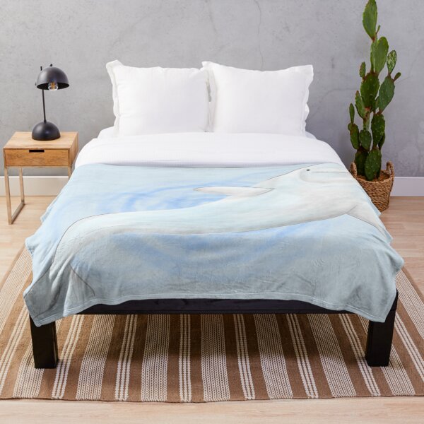 Small Beluga Throw Blanket