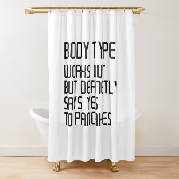 Item preview, Body Type Works Out But Definitely Says Yes To Pancakes , Funny Workout Pancakes Lover designed and sold by Artsy Fun.