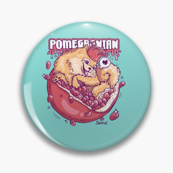 Item preview, Pomeranian pomegranate pun Pomegranian designed and sold by SPIRIMAL.