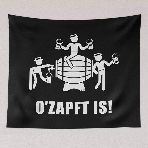Item preview, O’Zapft Is! (Beer / Beer Keg / Team / White) designed and sold by Roderix.