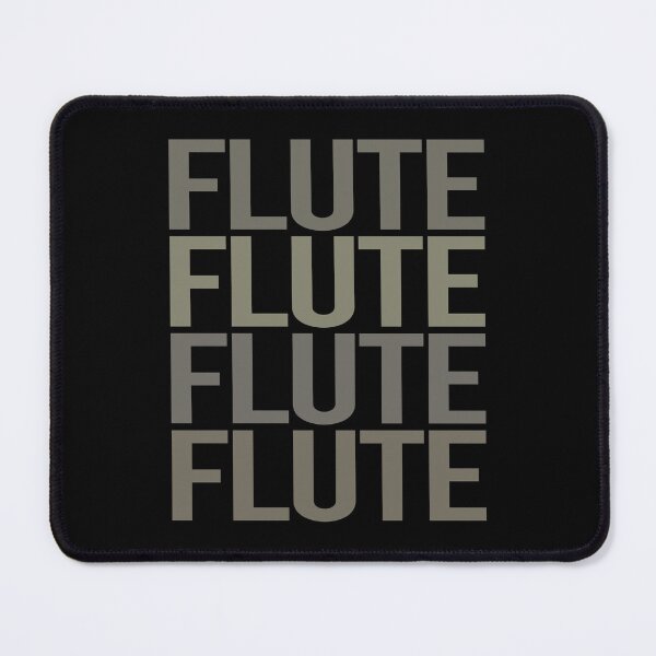 Item preview, Gray Text Art Flute designed and sold by StoreCalamity.