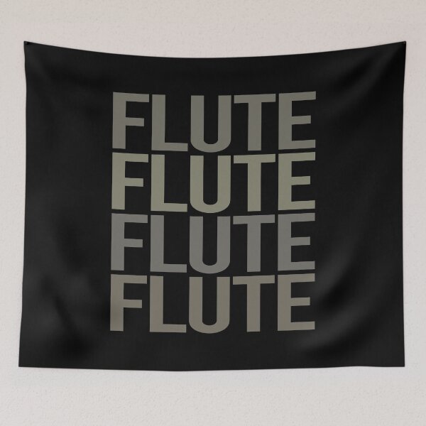 Item preview, Gray Text Art Flute designed and sold by StoreCalamity.
