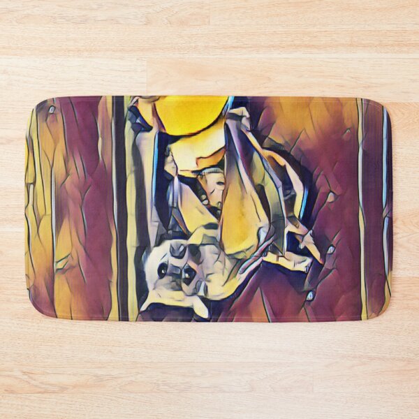 Item preview, Hungry Bat In Retro Pop designed and sold by Fearless-Fox.
