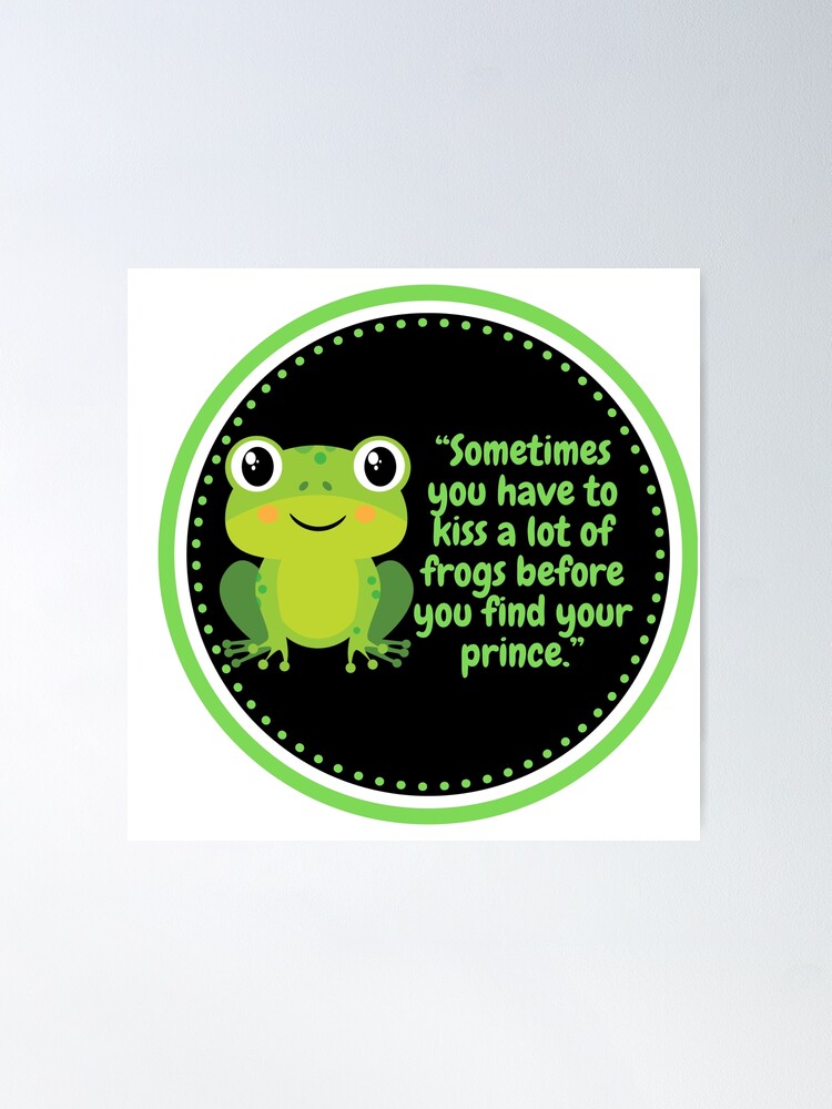 Cute Kawaii Frog Poster for Sale by kevsdesigns