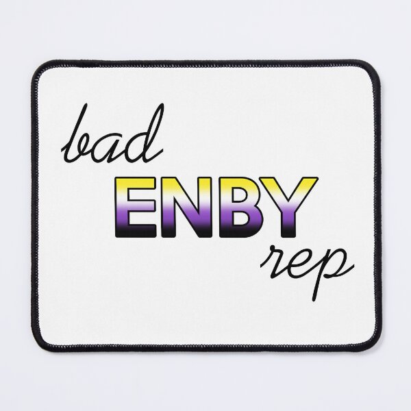 Item preview, bad ENBY rep designed and sold by Pooja I.