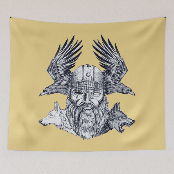 Item preview, Tatuajes vikingos Hugin y Munin designed and sold by si3iy.