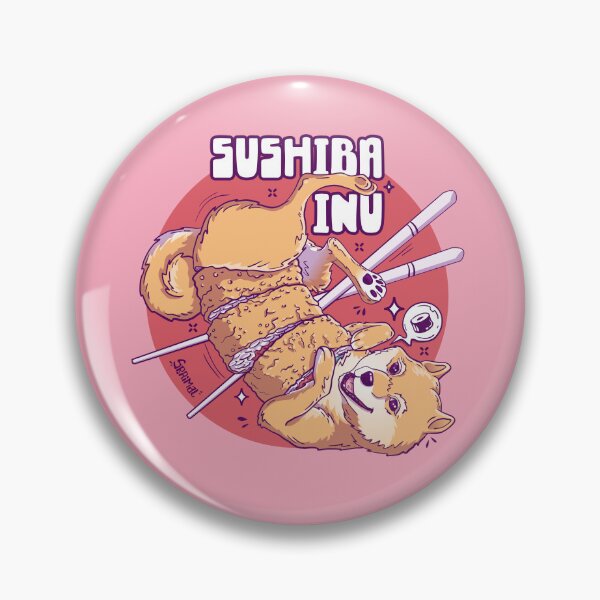 Item preview, Shiba inu sushi pun Sushiba inu designed and sold by SPIRIMAL.