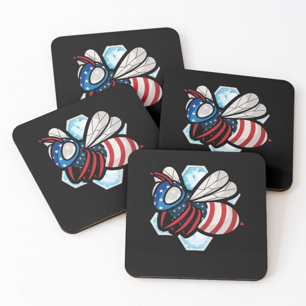 Item preview, Bee American Flag Beekeeper USA Lover   United States designed and sold by DoSt-997.