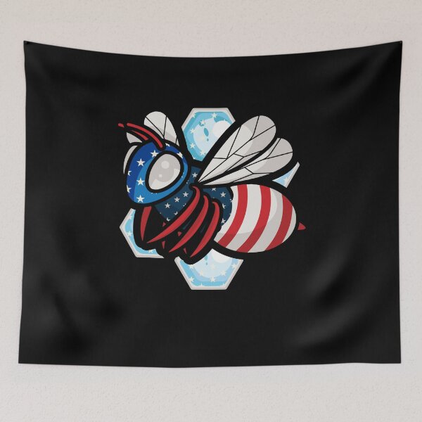 Item preview, Bee American Flag Beekeeper USA Lover   United States designed and sold by DoSt-997.