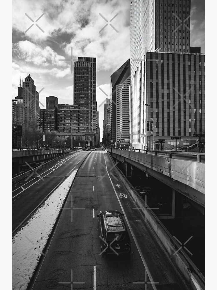 "Downtown In a City" Sticker for Sale by HWDesign Redbubble