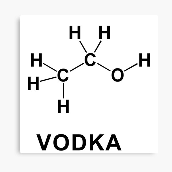 Cetyl Alcohol Molecule #1 Wood Print