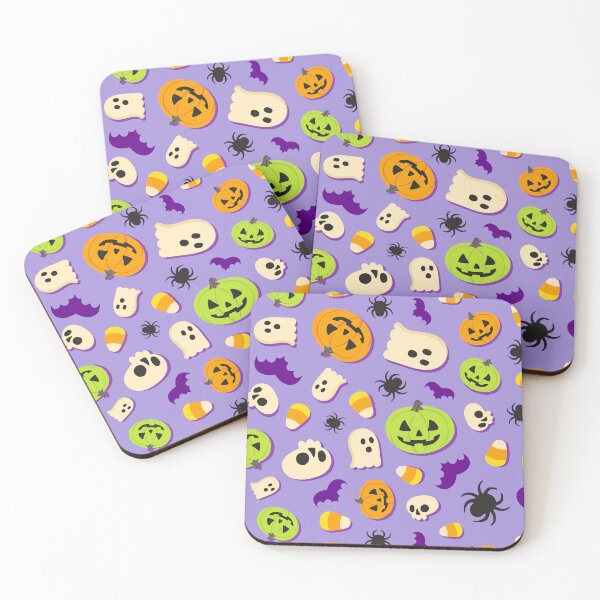 Item preview, Halloween Fun Purple Pattern designed and sold by Etienne Ranc.