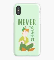 Never Grows Up Peter iPhone Case