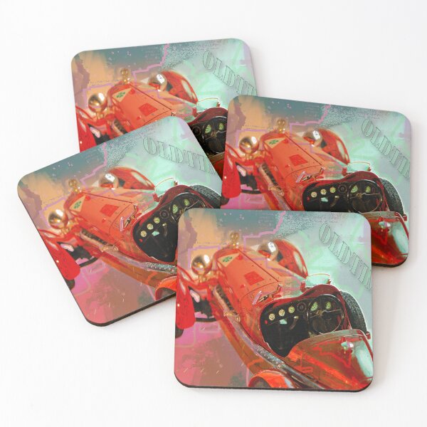 Item preview, Classic car in red designed and sold by Roswitha Lorz.