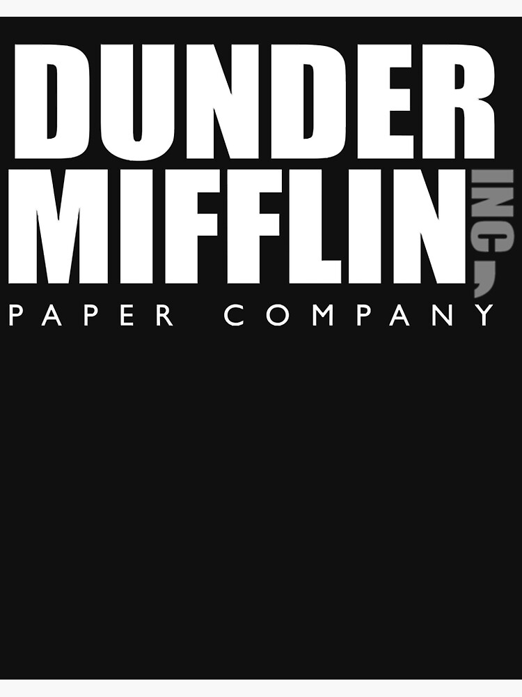 Dunder Mifflin Slogan | Art Board Print