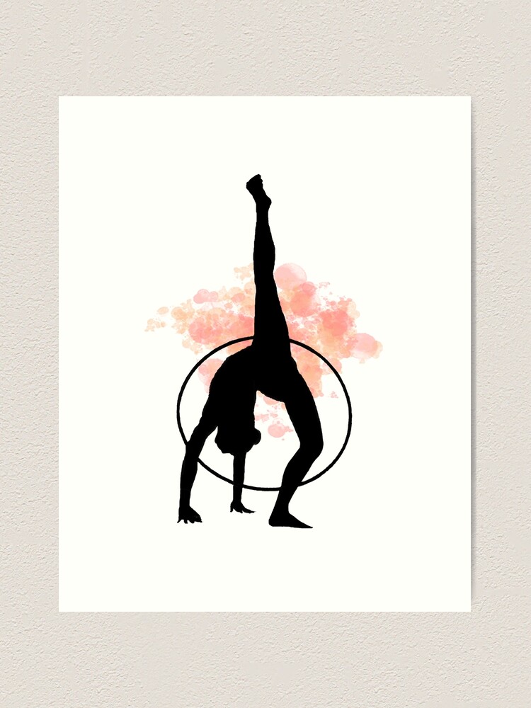 Rhythmic Gymnastics Hoop Silhouette Graphic by Artwork Junction