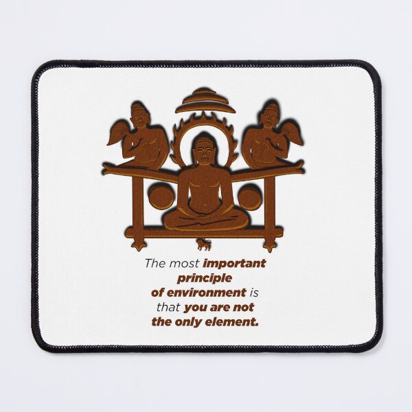 Item preview, Lord Mahavir quotes 1 designed and sold by Blue Bouy.