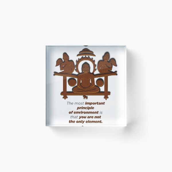 Item preview, Lord Mahavir quotes 1 designed and sold by Blue Bouy.