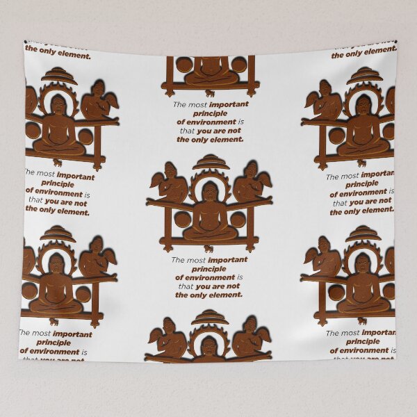 Item preview, Lord Mahavir quotes 1 designed and sold by Blue Bouy.