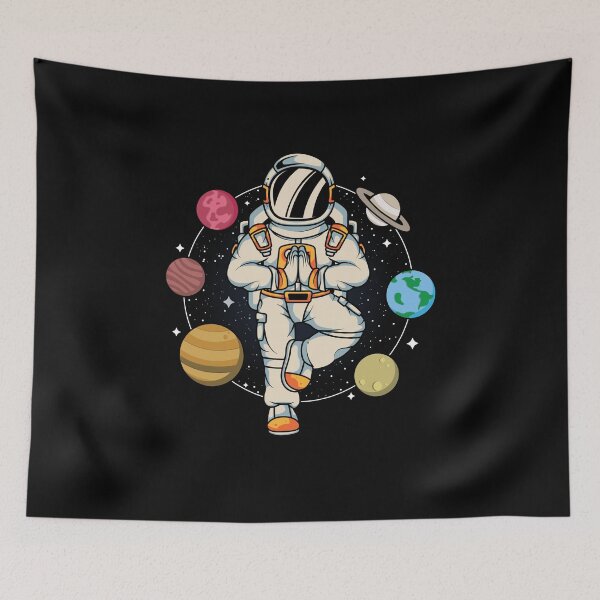 Item preview, Astronomy Spirituality Astronaut Buddhist Zen Yoga Planet designed and sold by DoSt-997.