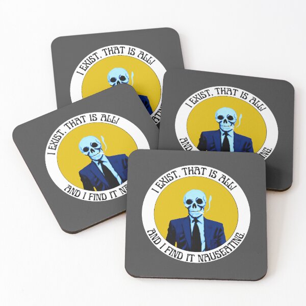 Artikelvorschau, I Exist, That Is All! Pop Art Skull entworfen und verkauft von PVSKI.