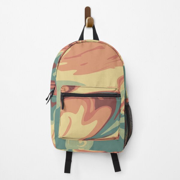 Item preview, Orange and Green marble pattern designed and sold by Bookish Lovers.