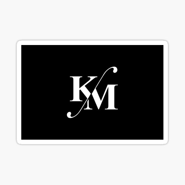 "KM" Sticker for Sale by AtomicTiki71 | Redbubble