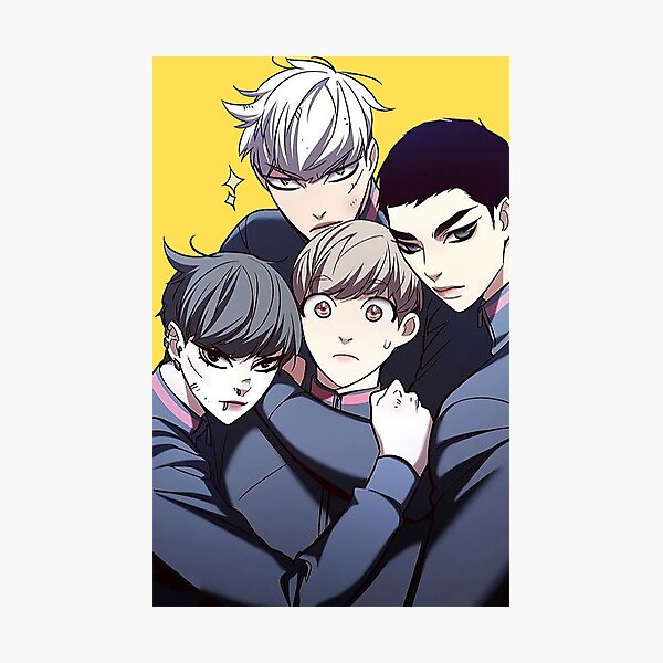 eleceed main heroes over power by training with friends Photographic Print