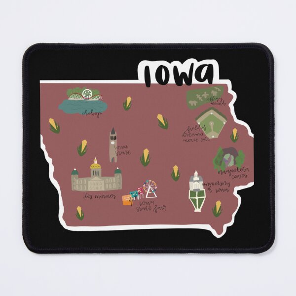 Item preview, Iowa landmarks  designed and sold by RobertXarber.