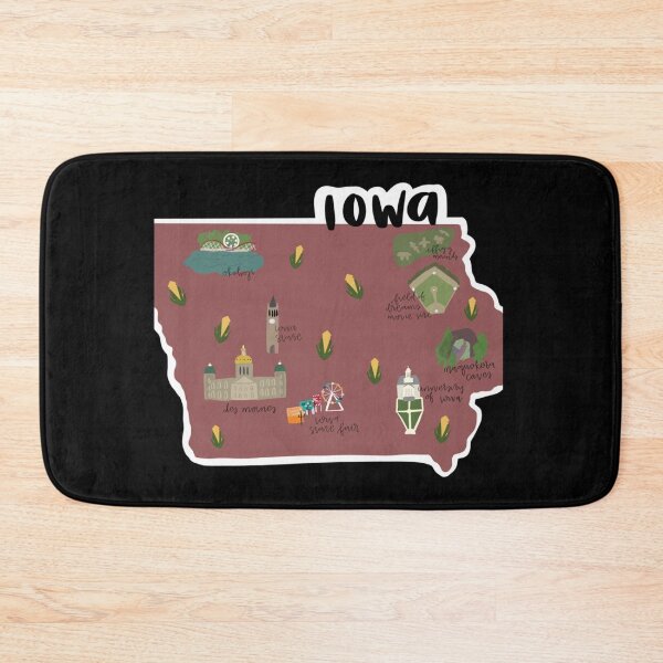 Item preview, Iowa landmarks  designed and sold by RobertXarber.