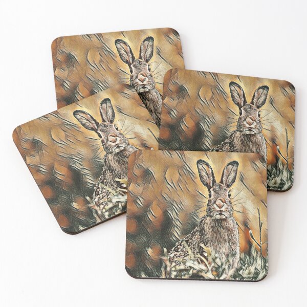 Item preview, Picture Of A Wild Hare With Long Ears designed and sold by McThingummy.