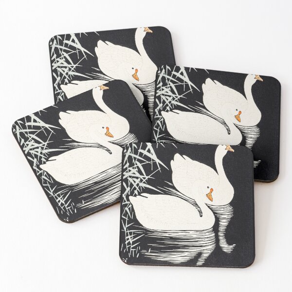 Item preview, Ohara Koson White Chinese Geese designed and sold by SanderCoopmans.