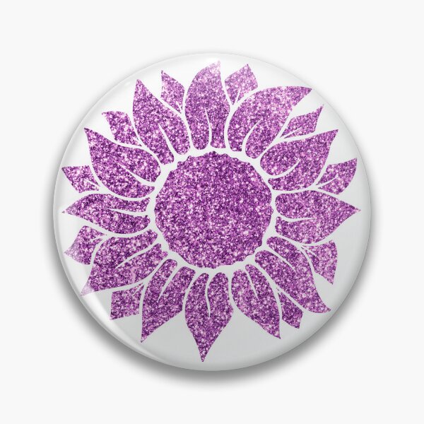 Item preview, Purple Glitter SunFlower  designed and sold by TrendyGlitter.