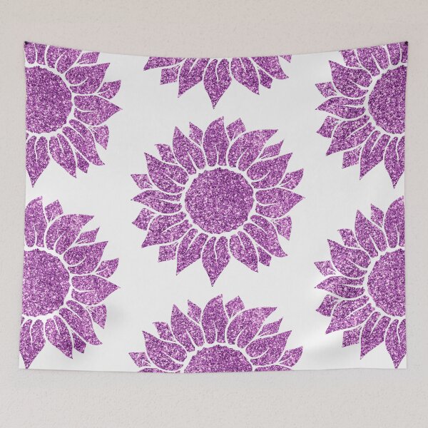 Item preview, Purple Glitter SunFlower  designed and sold by TrendyGlitter.
