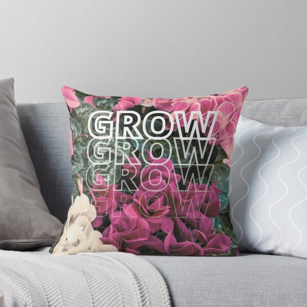 Item preview, GROW (above) - Dreamy Pink And Purple Flowers designed and sold by AliceSLee.