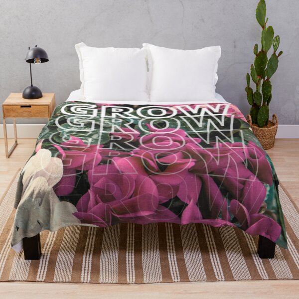 Item preview, GROW (above) - Dreamy Pink And Purple Flowers designed and sold by AliceSLee.