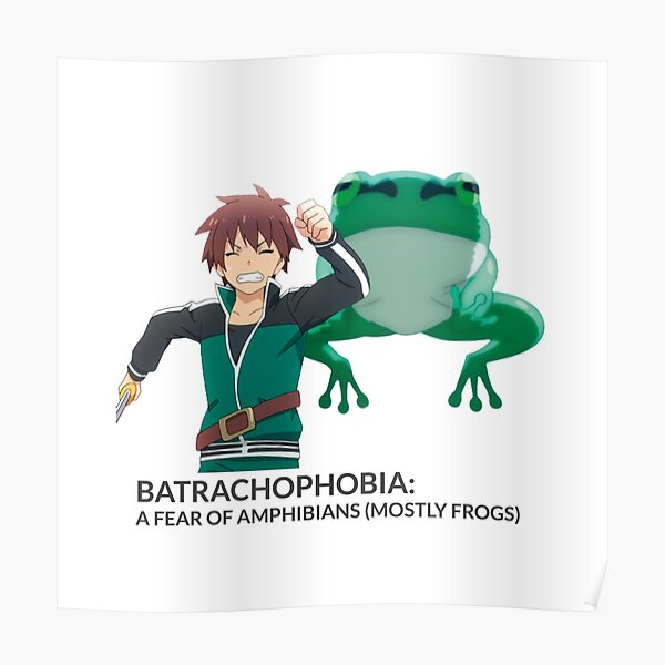"KonoSuba Batrachophobia" Poster for Sale by SubtleDesings Redbubble