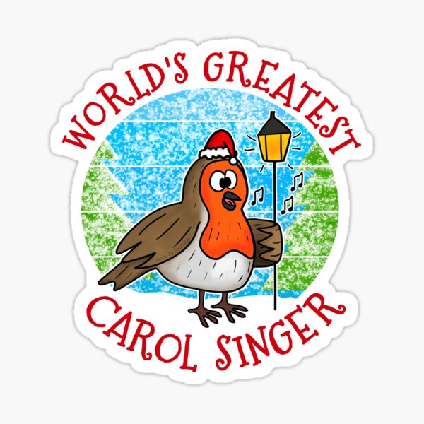 Artikel-Vorschau von Der weltgrößte Carolsänger Weihnachten Robin Xmas 2022, designt und verkauft von doodlerob.