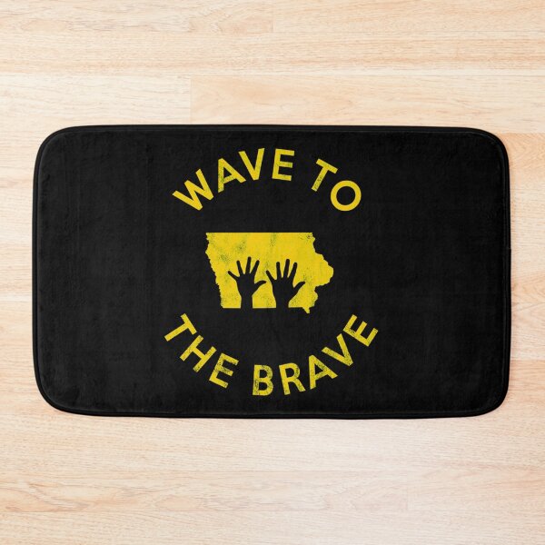 Item preview, Iowa Wave to the Brave Football Childrens Hospital Fan designed and sold by RobertXarber.