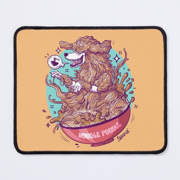 Item preview, Poodle noodle pun designed and sold by SPIRIMAL.