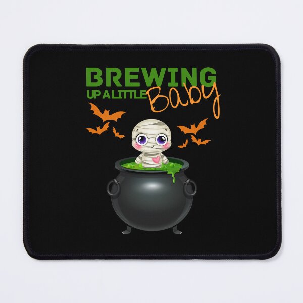 Item preview, Brewing up a little baby, halloween pregnancy announcement designed and sold by reka88.