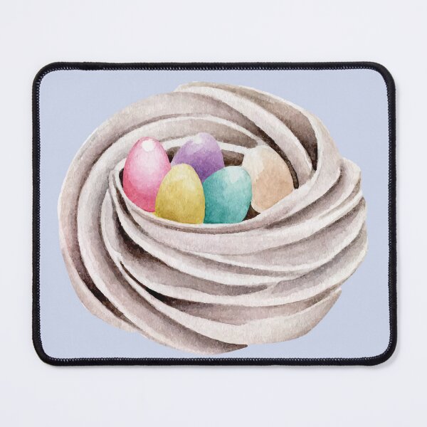 Item preview, Meringue Cookie Nest With Colorful Chocolate Easter Eggs designed and sold by Alicia Chee.
