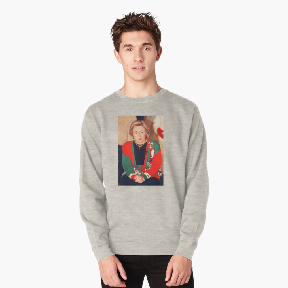 Jersey de Navidad de Hillary Clinton Sudadera sin capucha